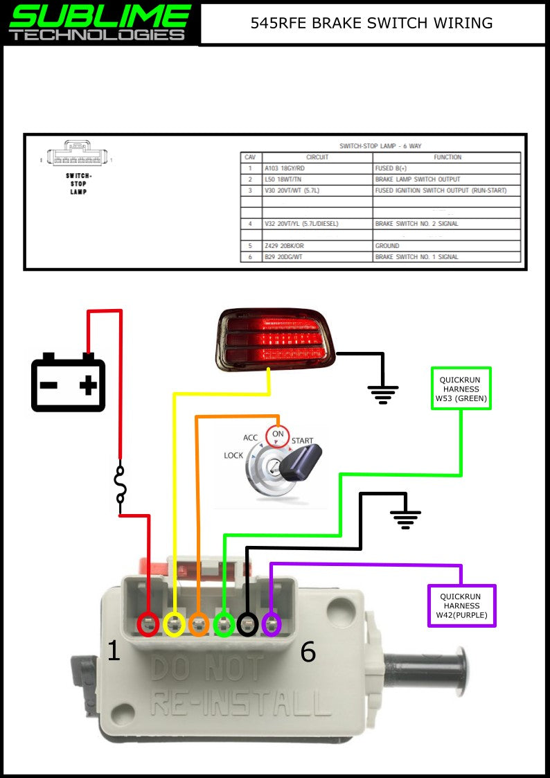 2006-2008 Truck QuickHemi Swap Harness